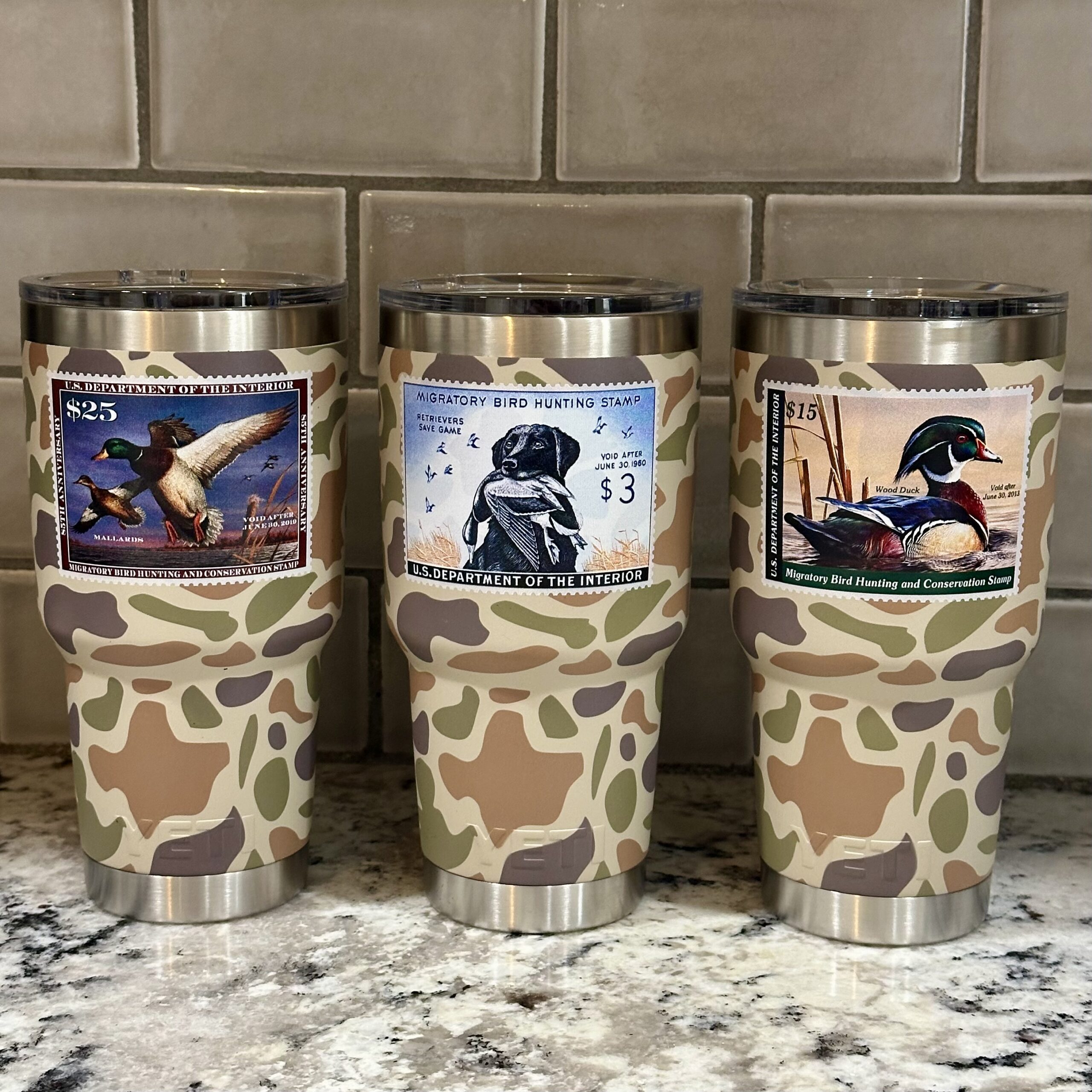 DUCK STAMP TUMBLERS & MORE